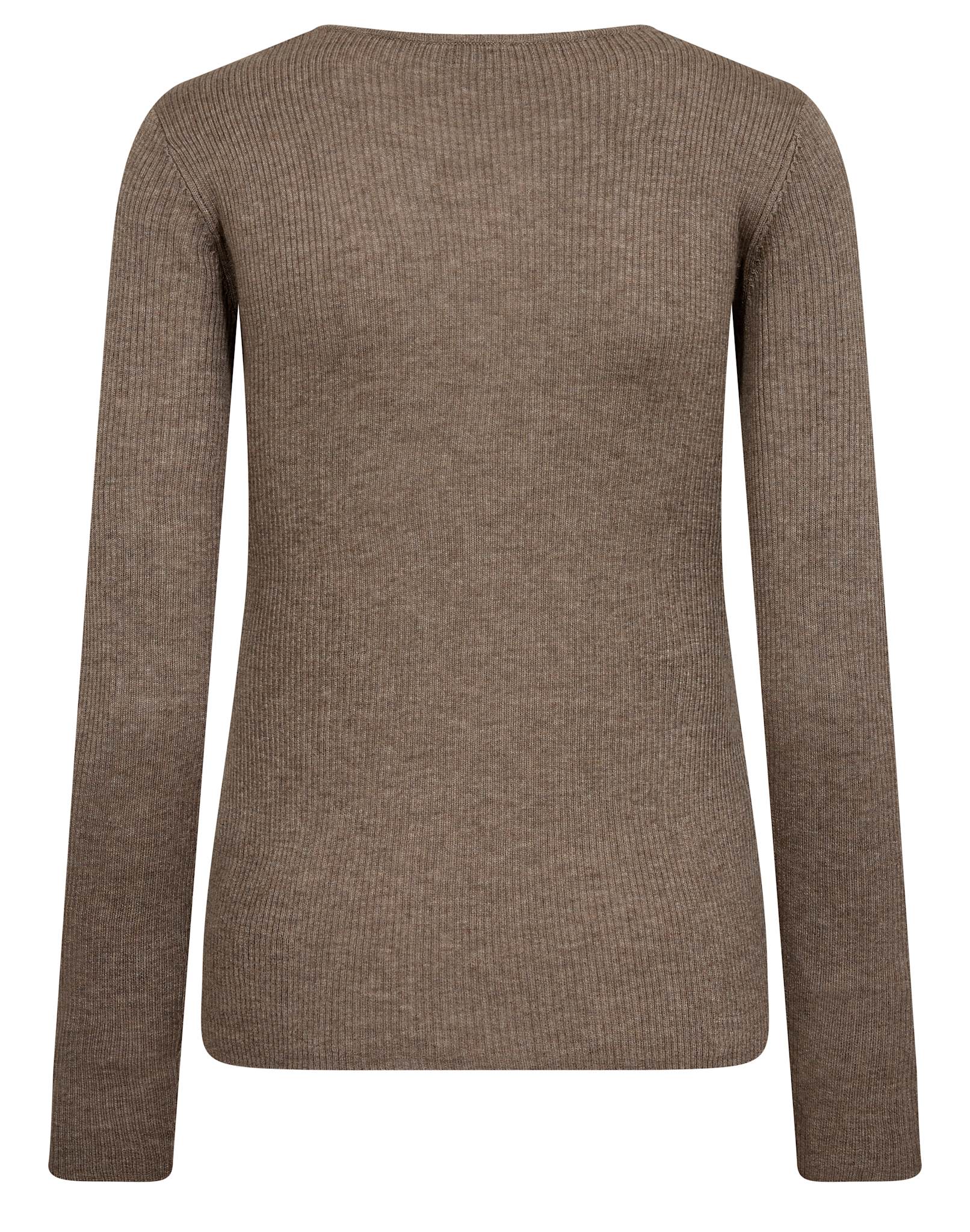 BS Asdis Regular Fit Stickat - Brown