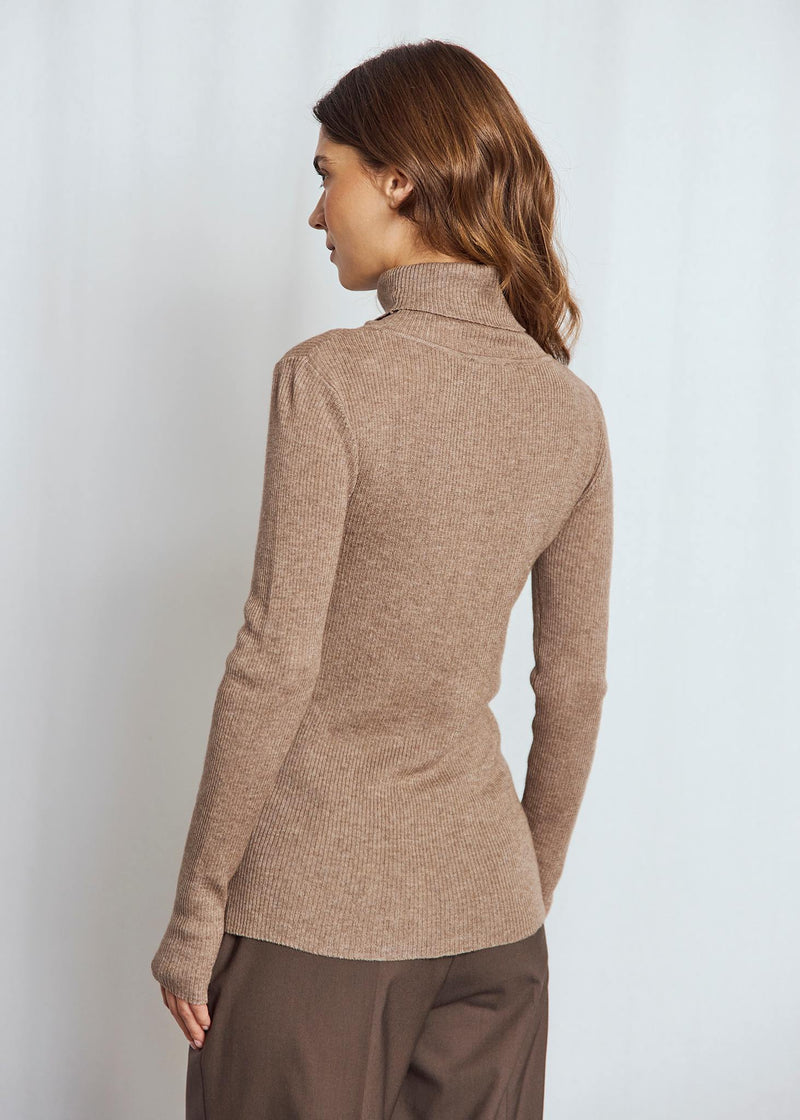 BS Hege Regular Fit Stickat - Brown