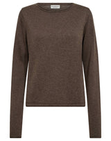 BS Ophelia Regular Fit Stickat - Dark Brown
