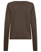 BS Ophelia Regular Fit Stickat - Dark Brown