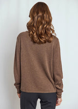 BS Ophelia Regular Fit Stickat - Dark Brown
