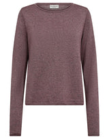 BS Ophelia Regular Fit Stickat - Plum