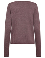 BS Ophelia Regular Fit Stickat - Plum