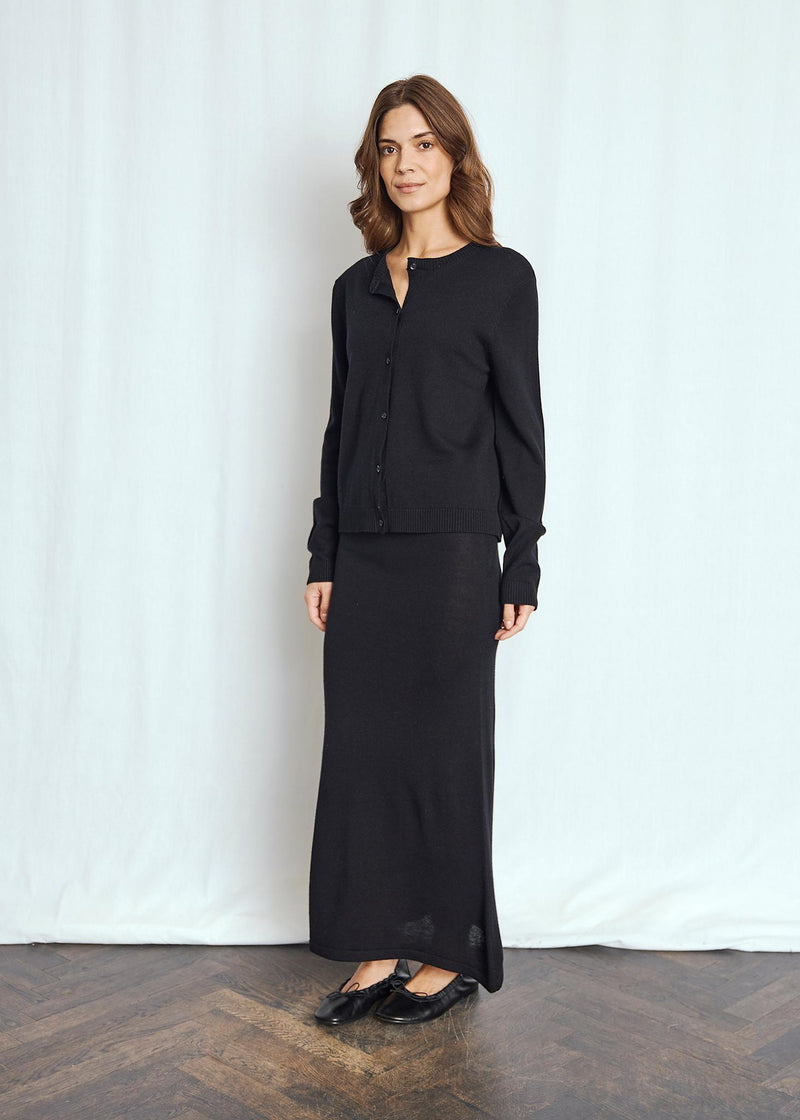 BS Kjersti Regular Fit Stickat - Black