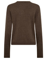 BS Kjersti Regular Fit Stickat - Dark Brown