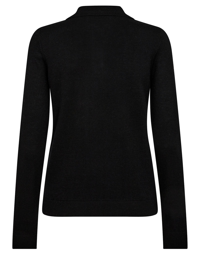 BS Eirin Regular Fit Stickat - Black