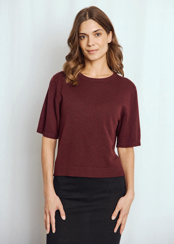 BS Eline Regular Fit T-Skjorta - Bordeaux