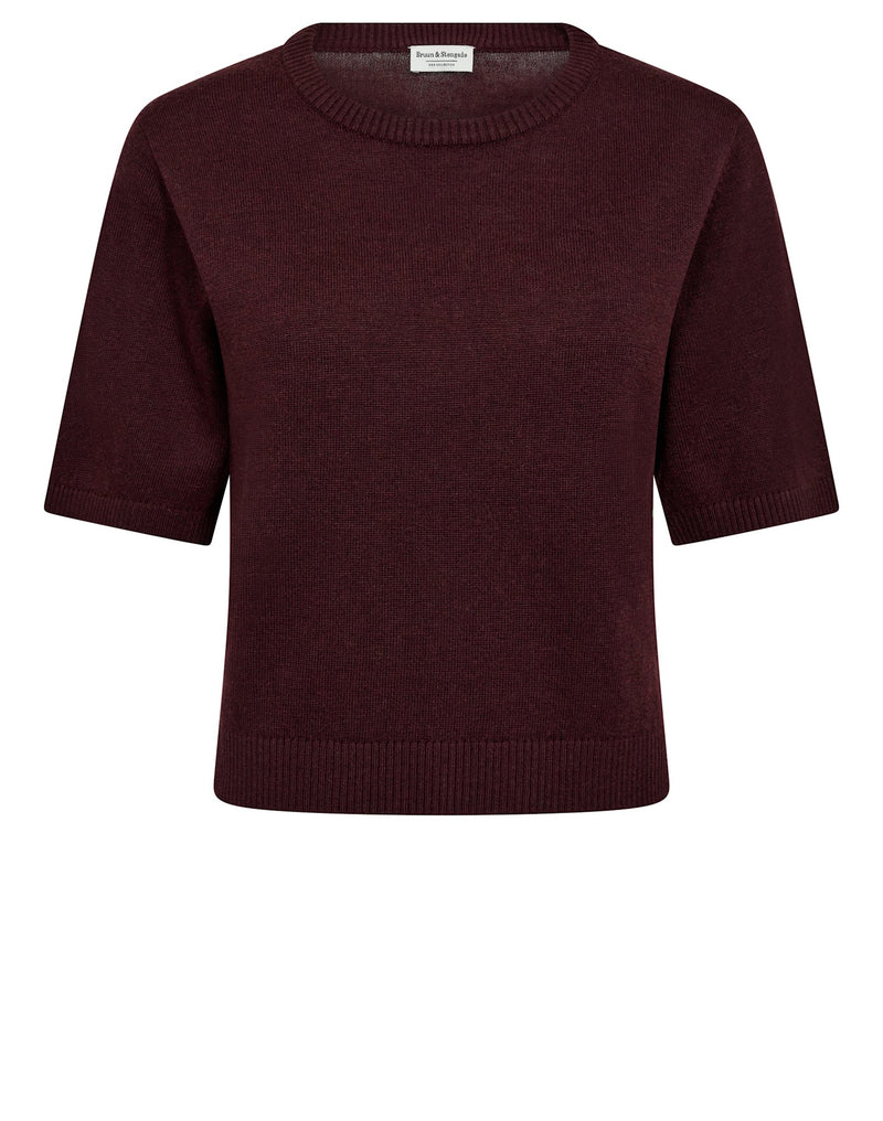 BS Eline Regular Fit T-Skjorta - Bordeaux