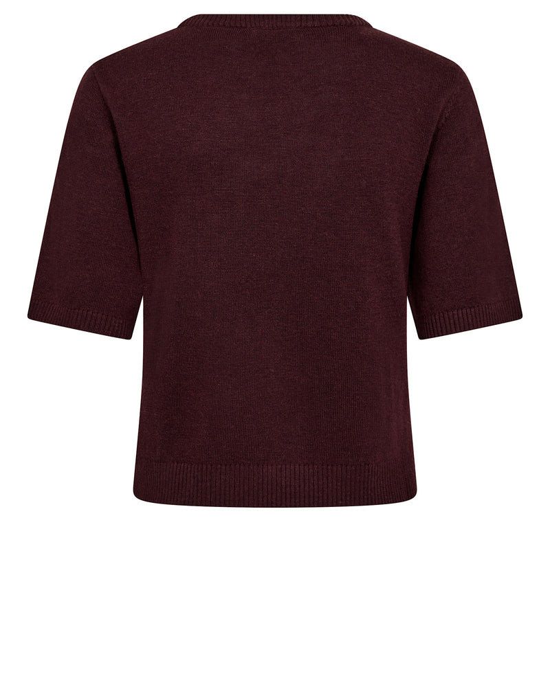 BS Eline Regular Fit T-Skjorta - Bordeaux