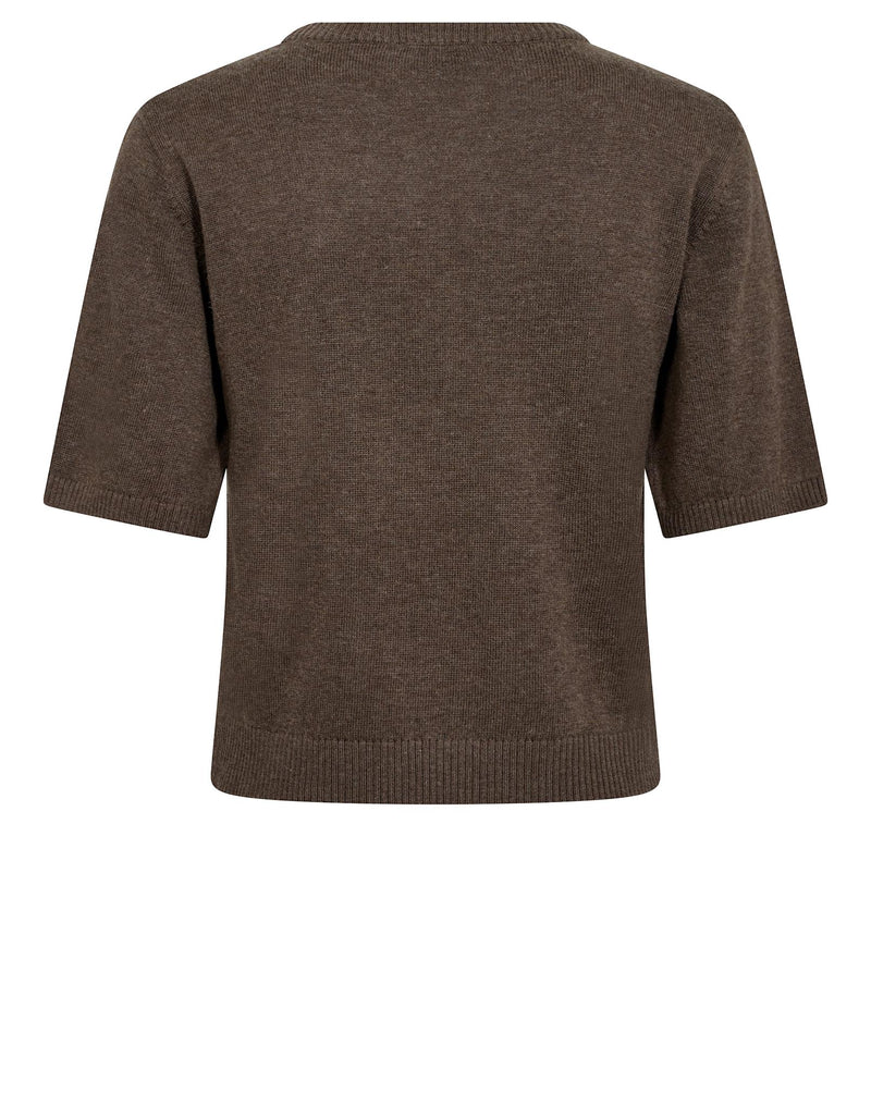 BS Eline Regular Fit T-Skjorta - Dark Brown