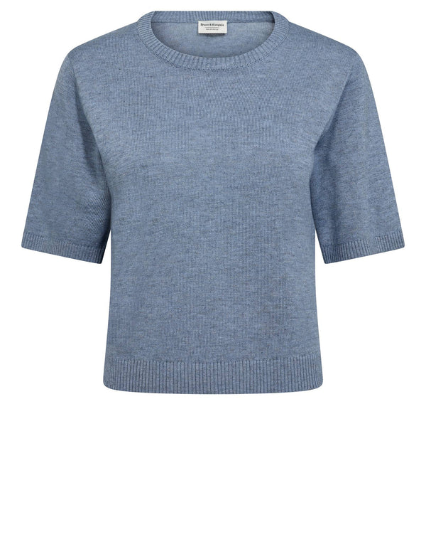 BS Eline Regular Fit T-Skjorta - Dusty Blue