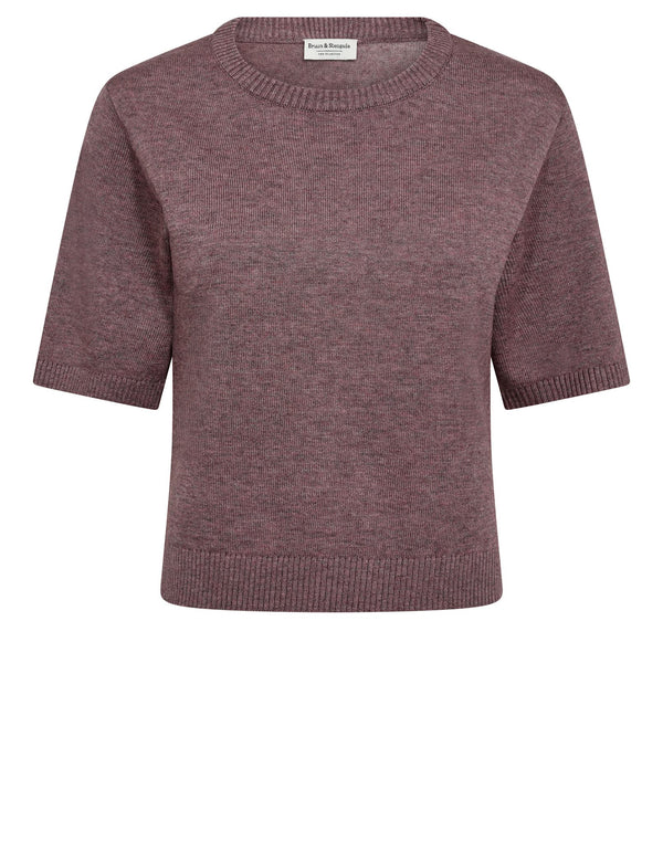 BS Eline Regular Fit T-Skjorta - Plum