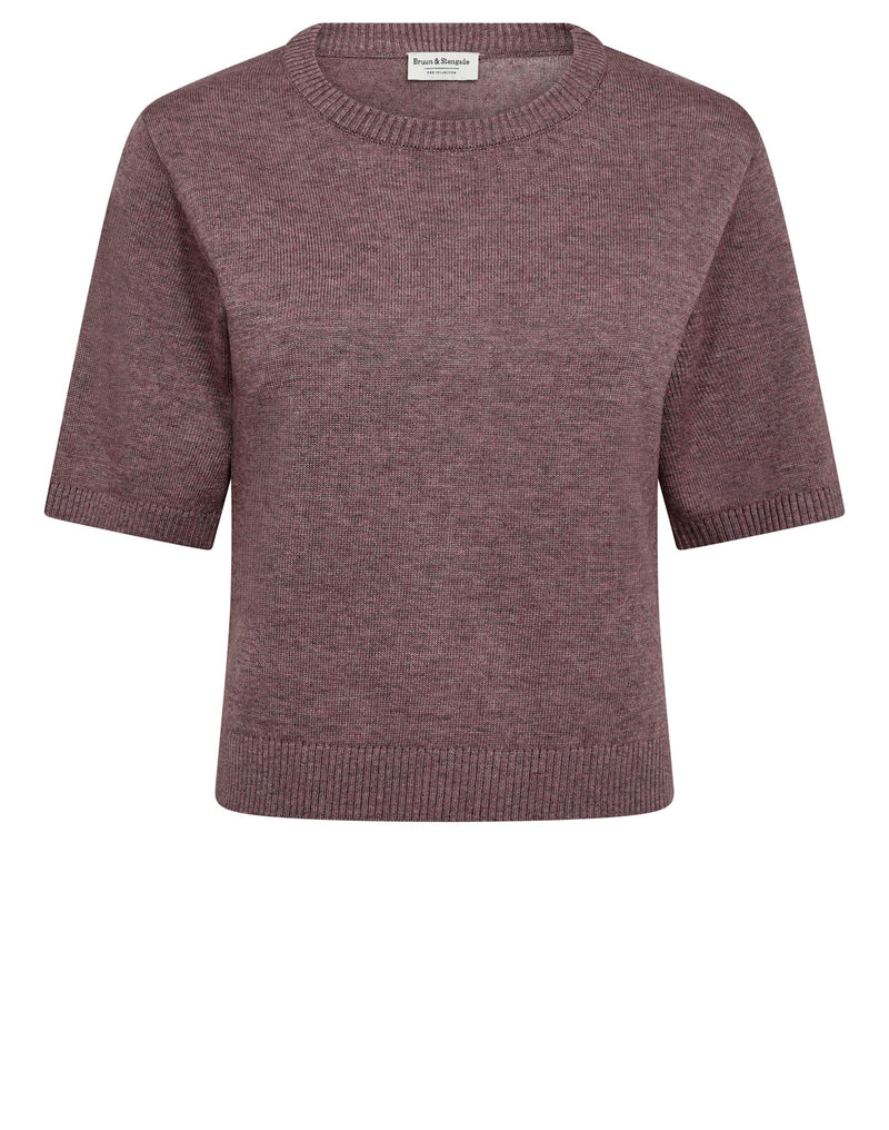 BS Eline Regular Fit T-Skjorta - Plum