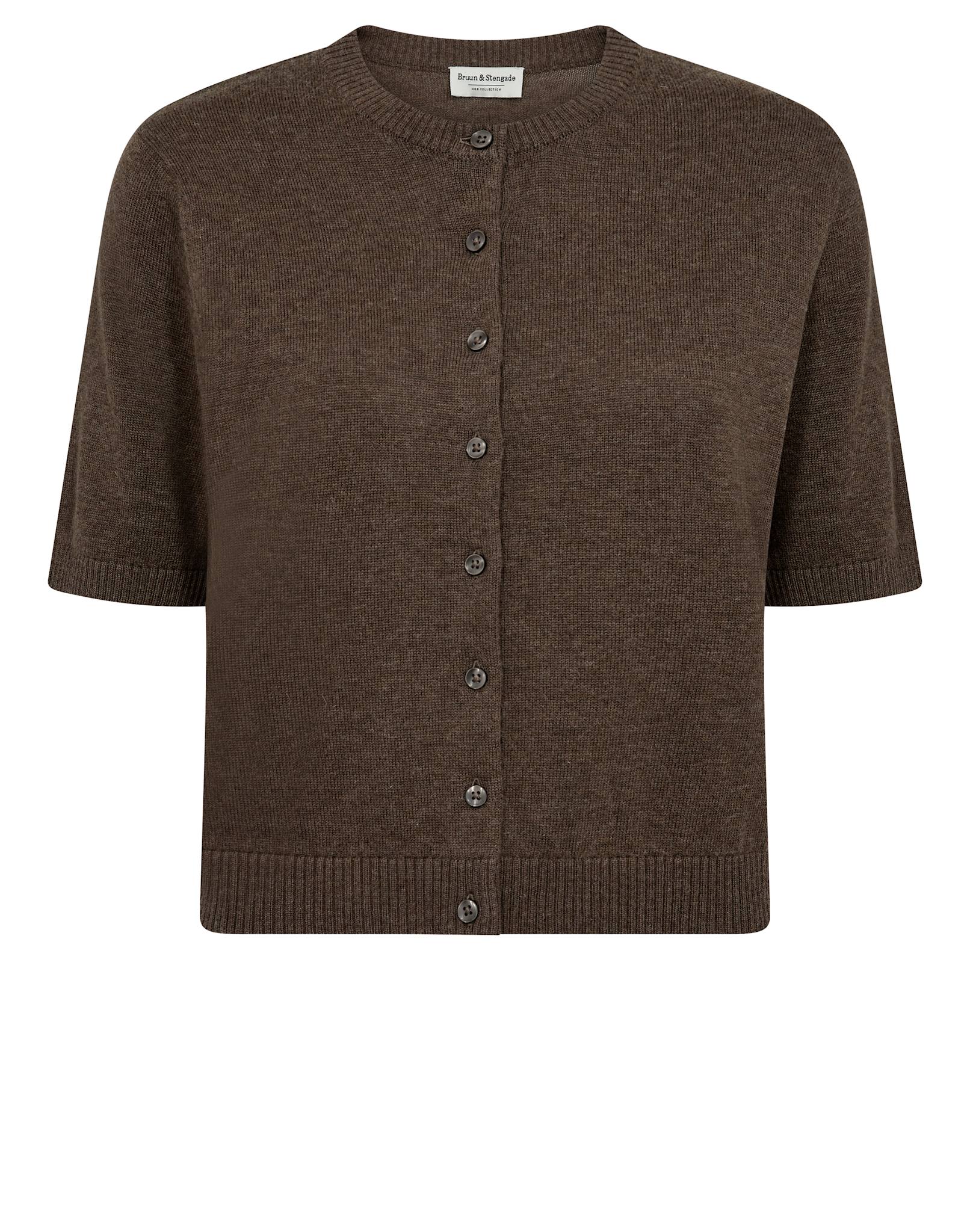 BS Ada Regular Fit Stickat - Dark Brown