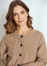 BS Marita Regular Fit Stickat - Brown