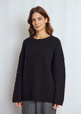 BS Miranda Regular Fit Stickat - Black