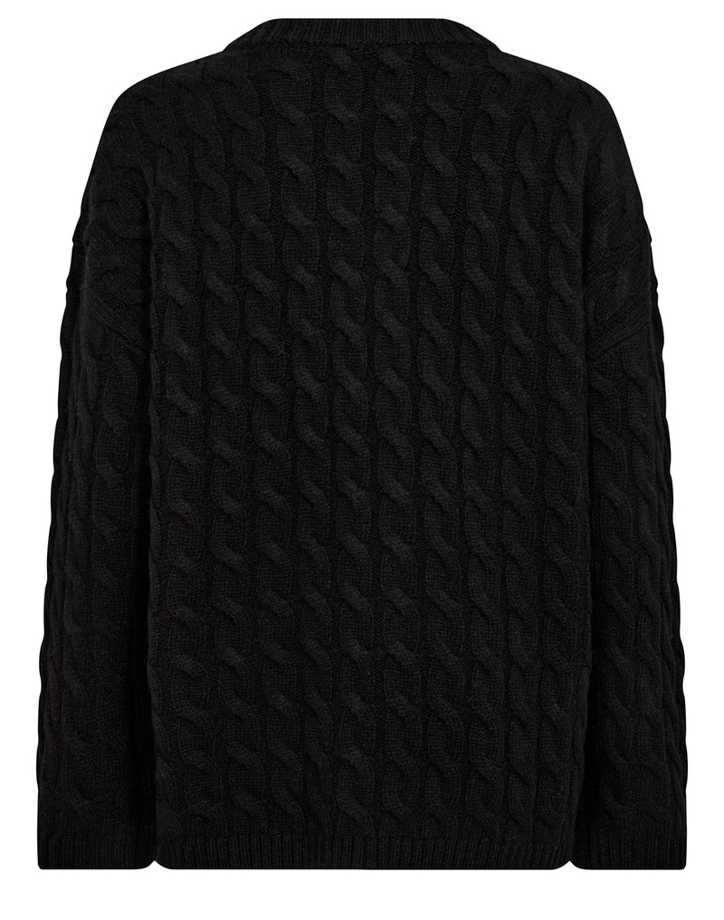 BS Miranda Regular Fit Stickat - Black