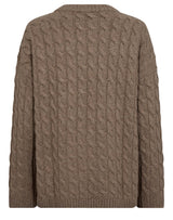 BS Miranda Regular Fit Stickat - Brown