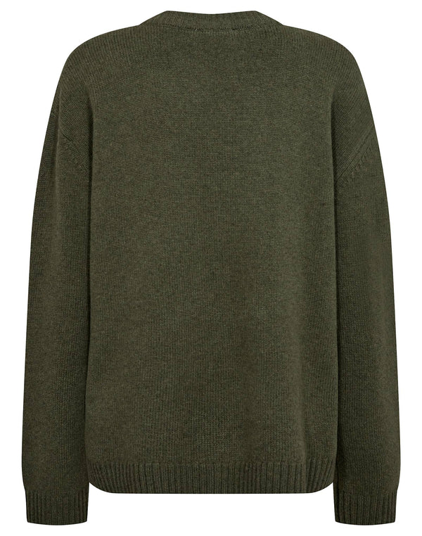 BS Lina Regular Fit Stickat - Army