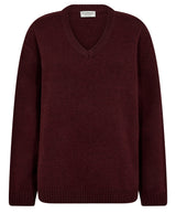 BS Lina Regular Fit Stickat - Bordeaux