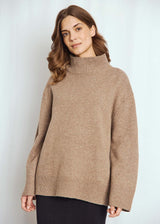 BS Mali Regular Fit Stickat - Brown