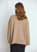 BS Mali Regular Fit Stickat - Brown
