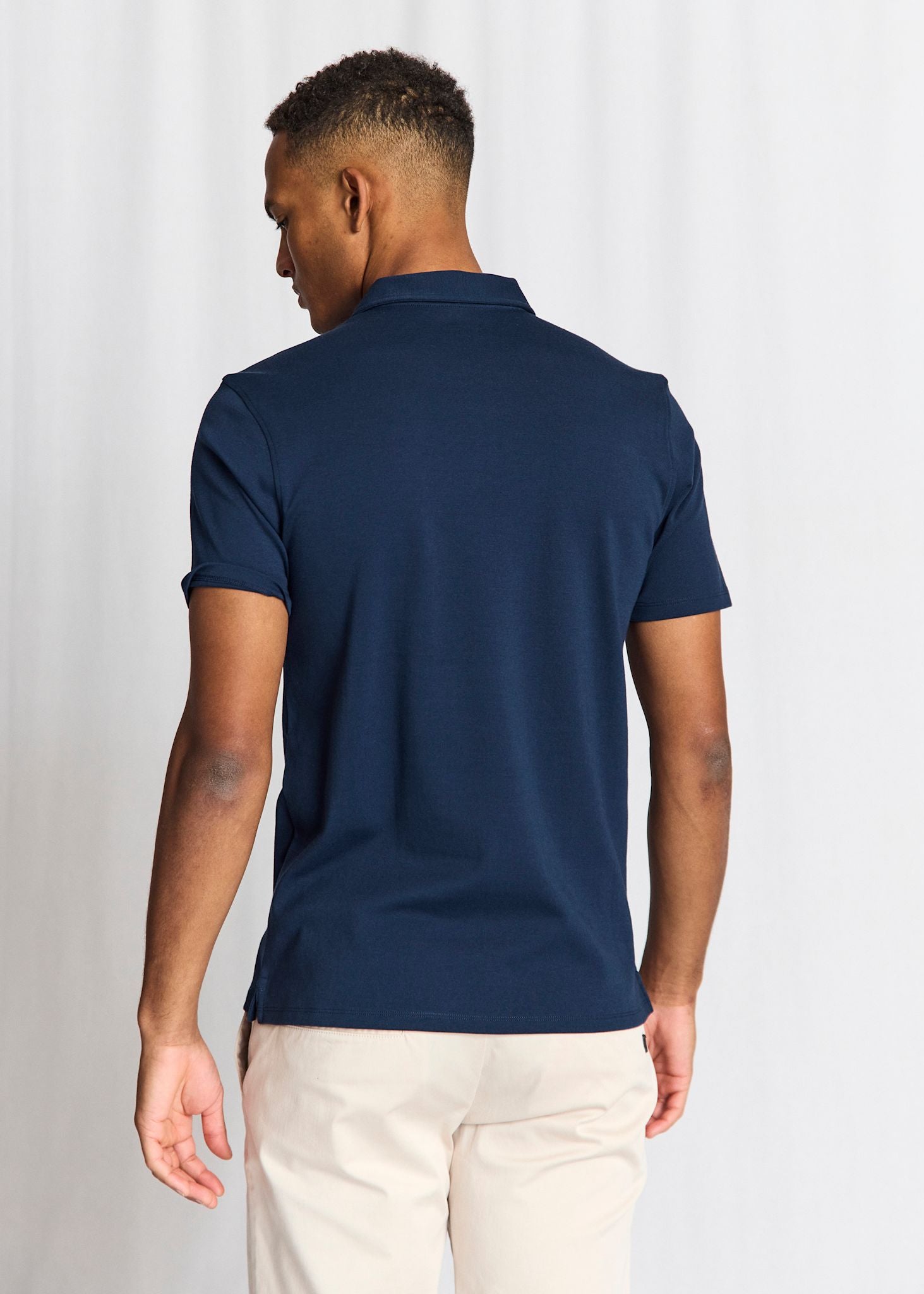 BS Ios Regular Fit Pikétröja - Navy