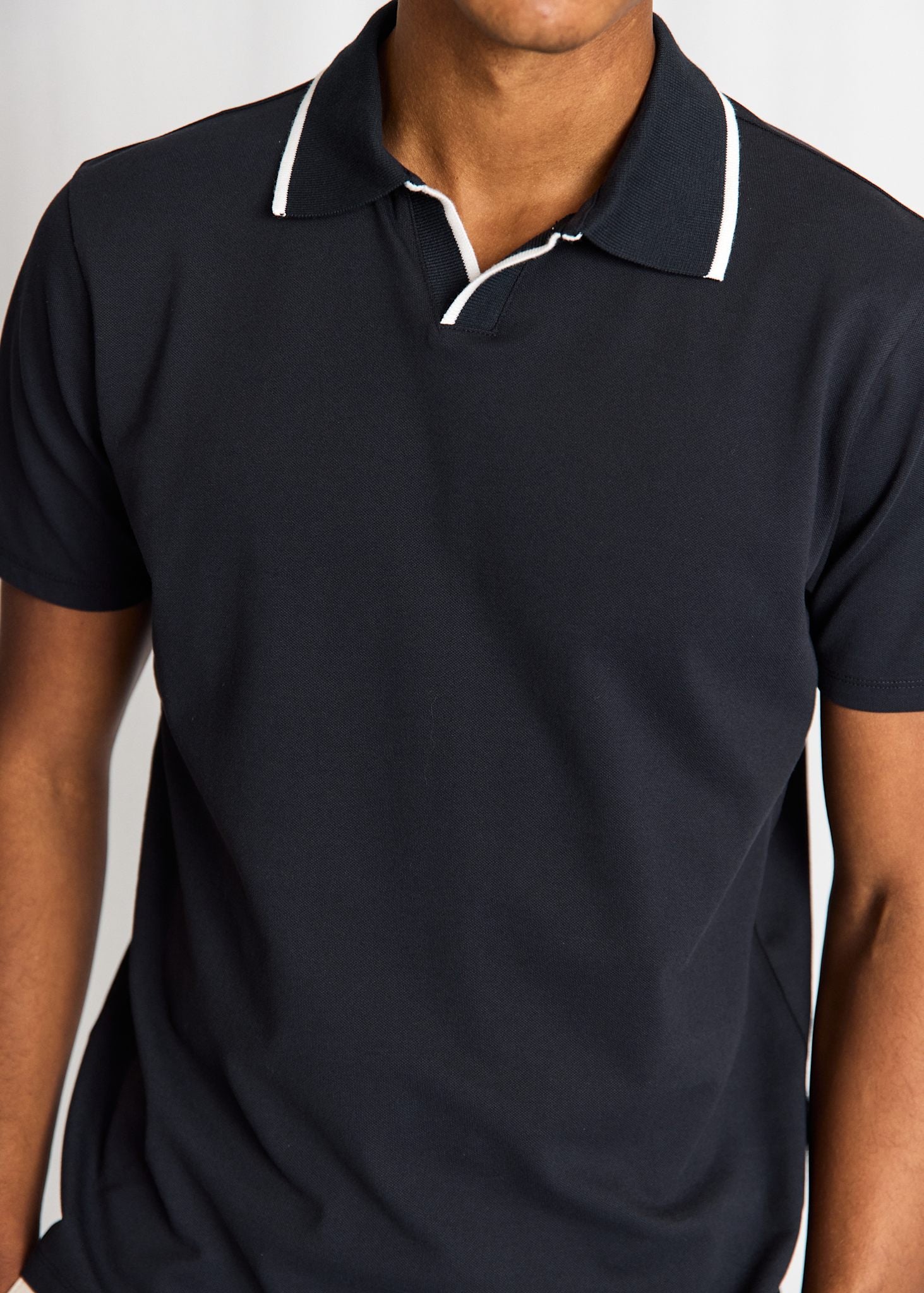BS Syros Regular Fit Pikétröja - Navy