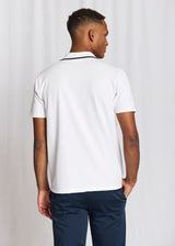 BS Syros Regular Fit Pikétröja - White