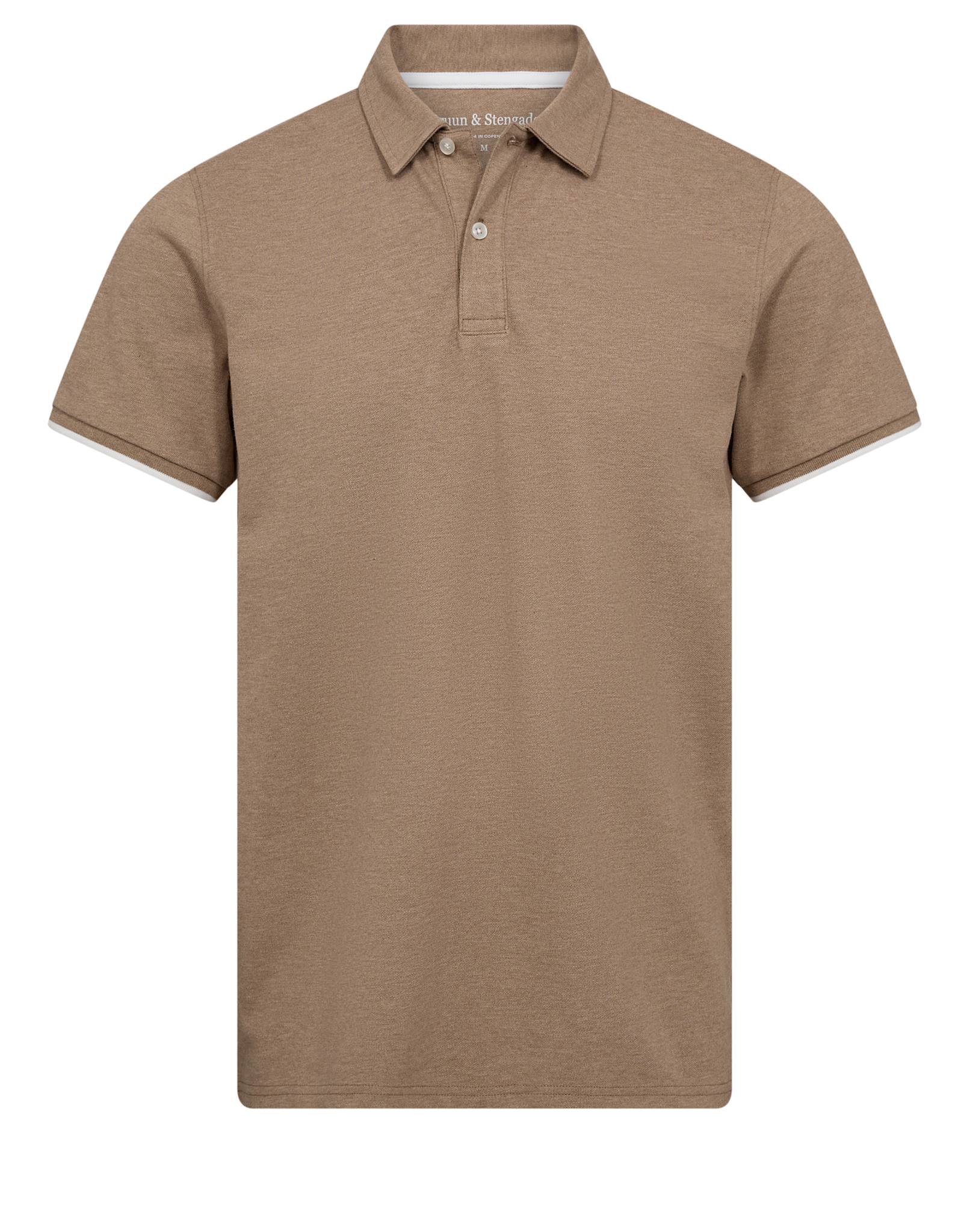 BS Delos Regular Fit Pikétröja - Brown