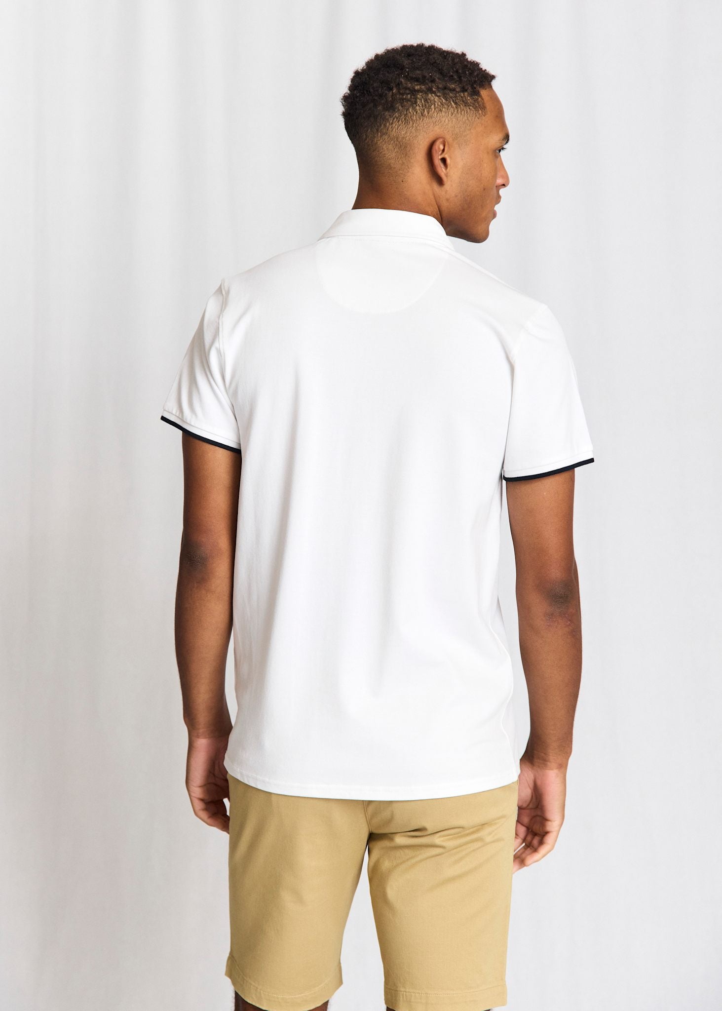 BS Delos Regular Fit Pikétröja - White