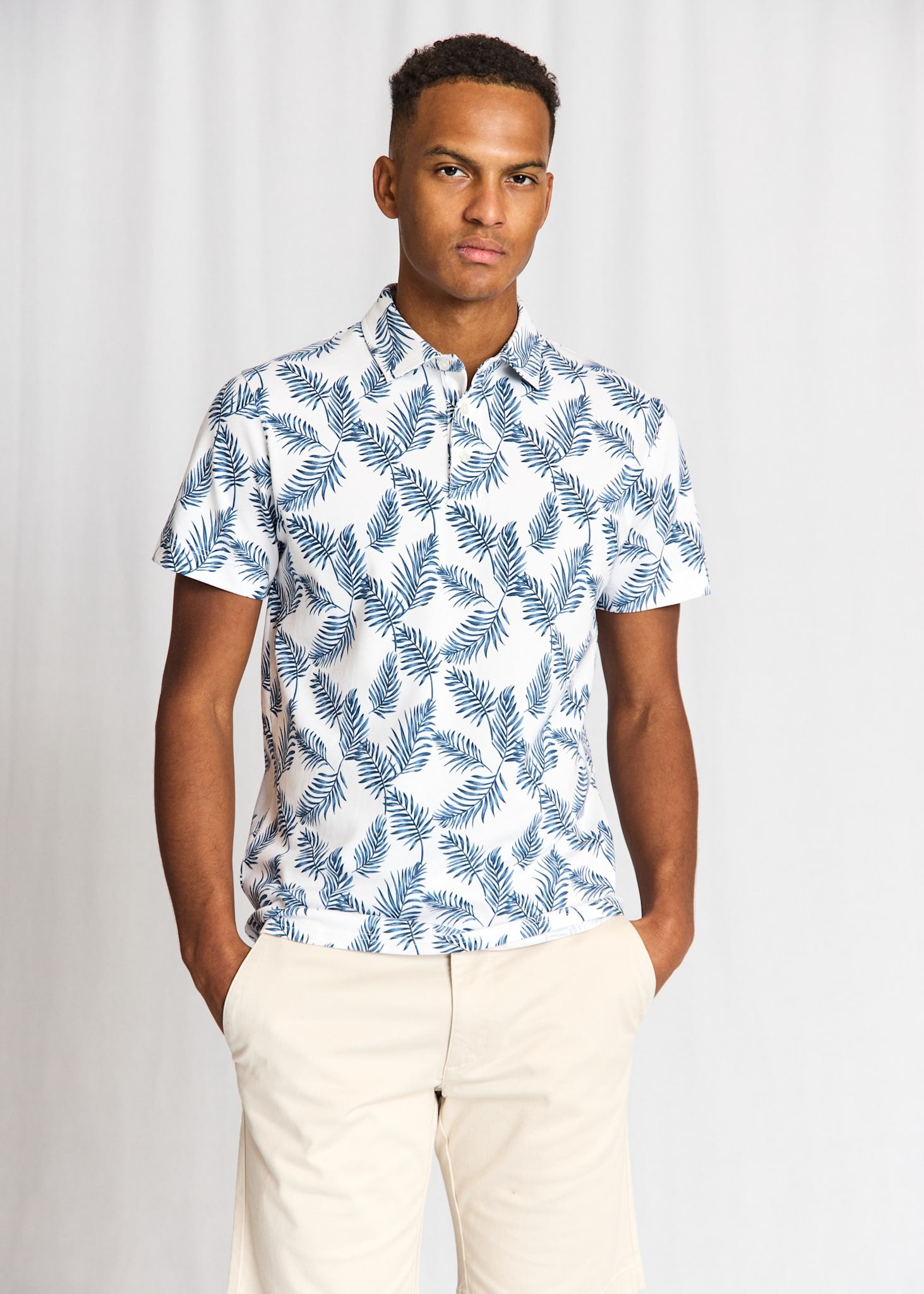 BS Ithaca Regular Fit Pikétröja - White