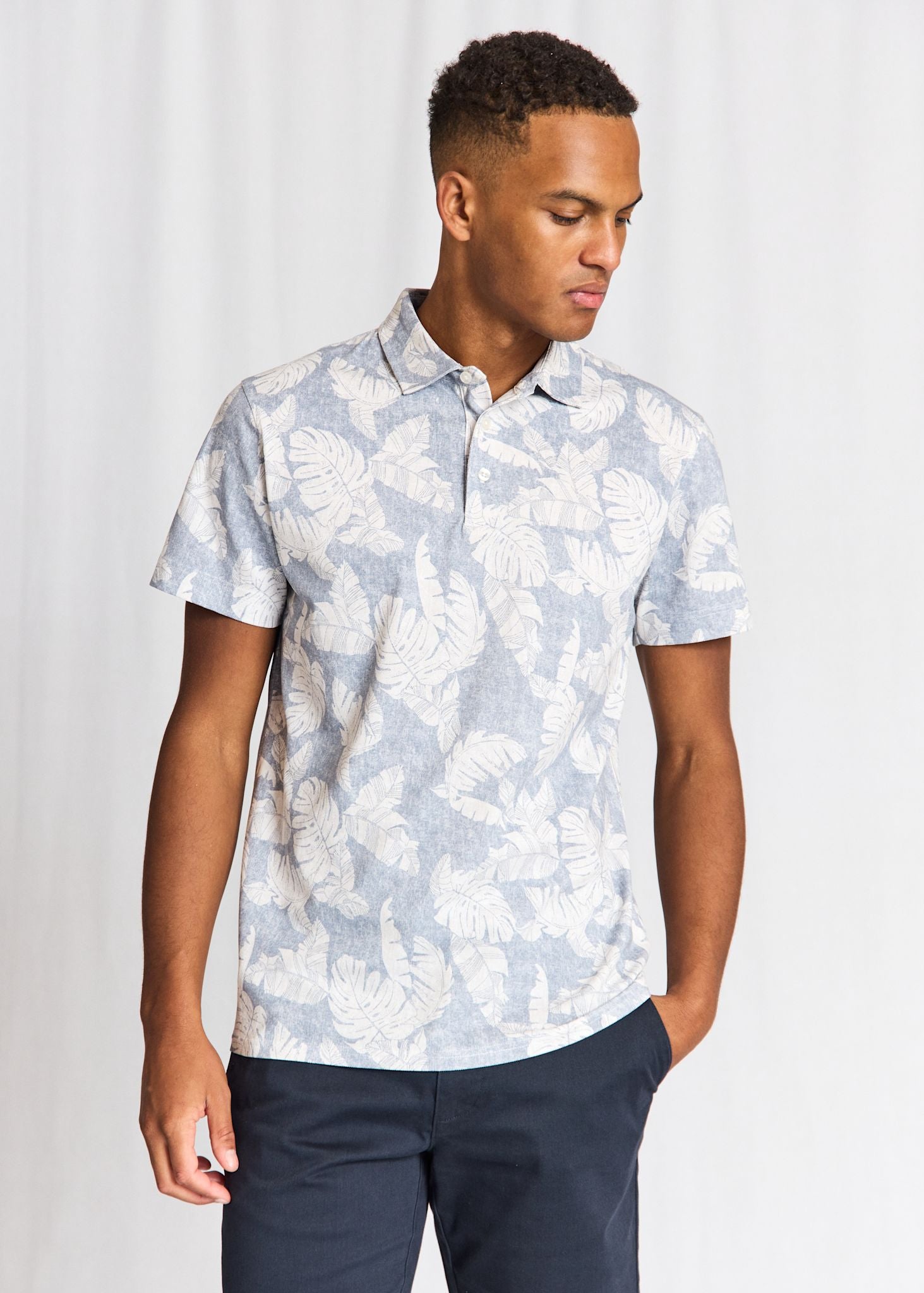 BS Hydra Regular Fit Pikétröja - Dusty Blue