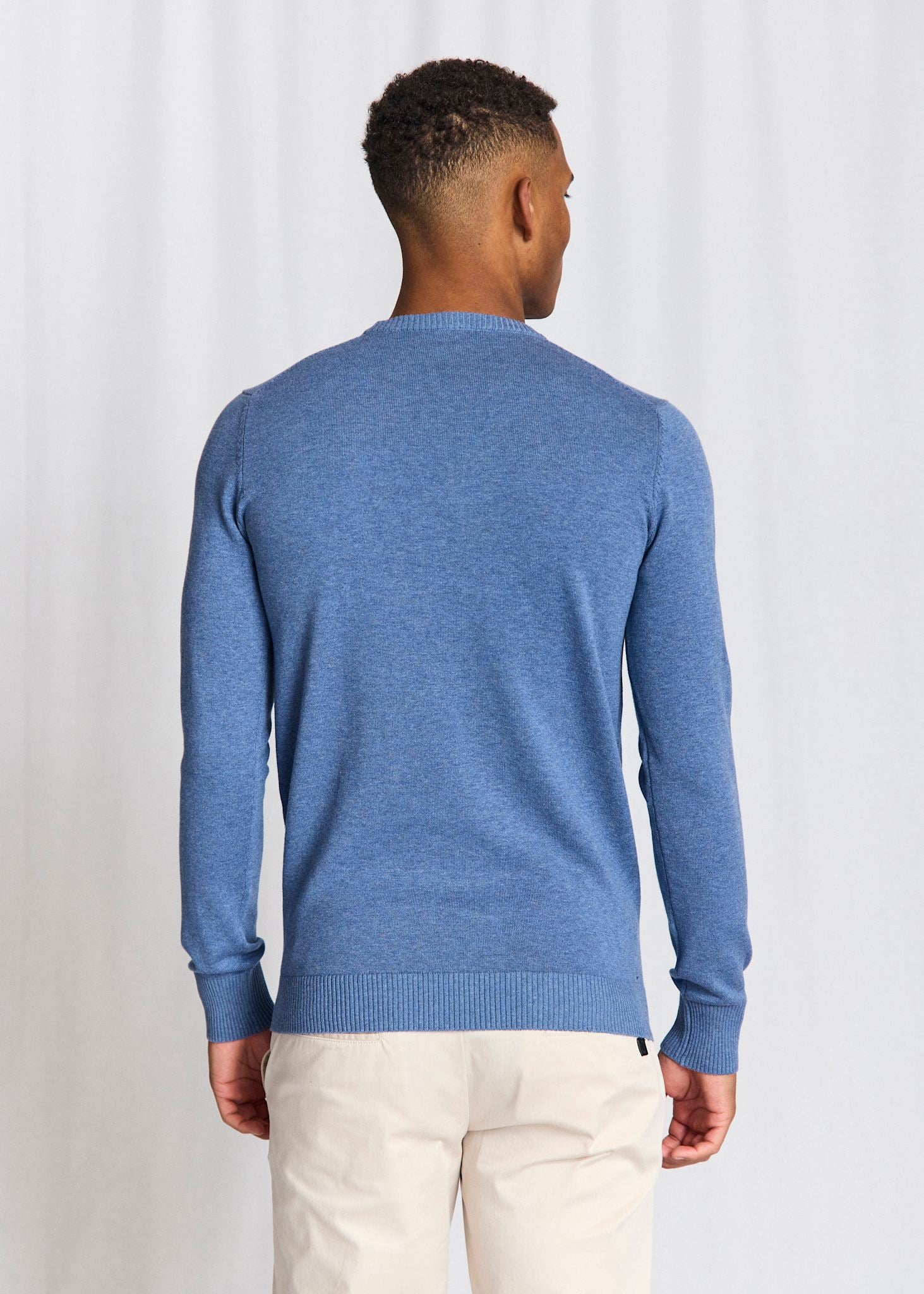 BS Jupiter Regular Fit Stickat - Blue