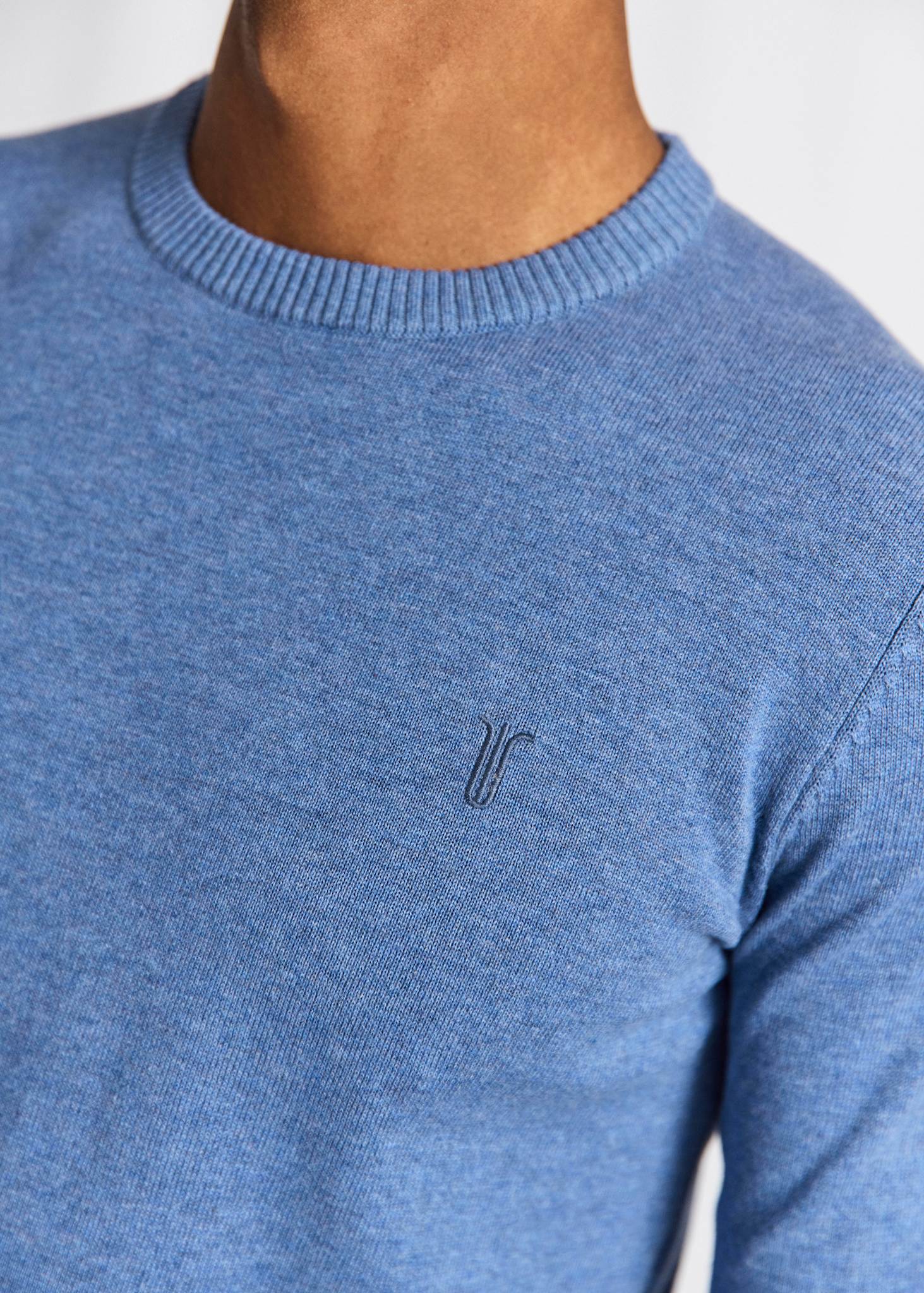 BS Jupiter Regular Fit Stickat - Blue