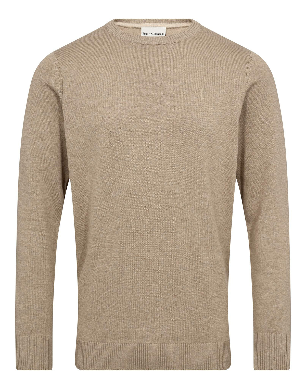 BS Jupiter Regular Fit Stickat - Light Brown