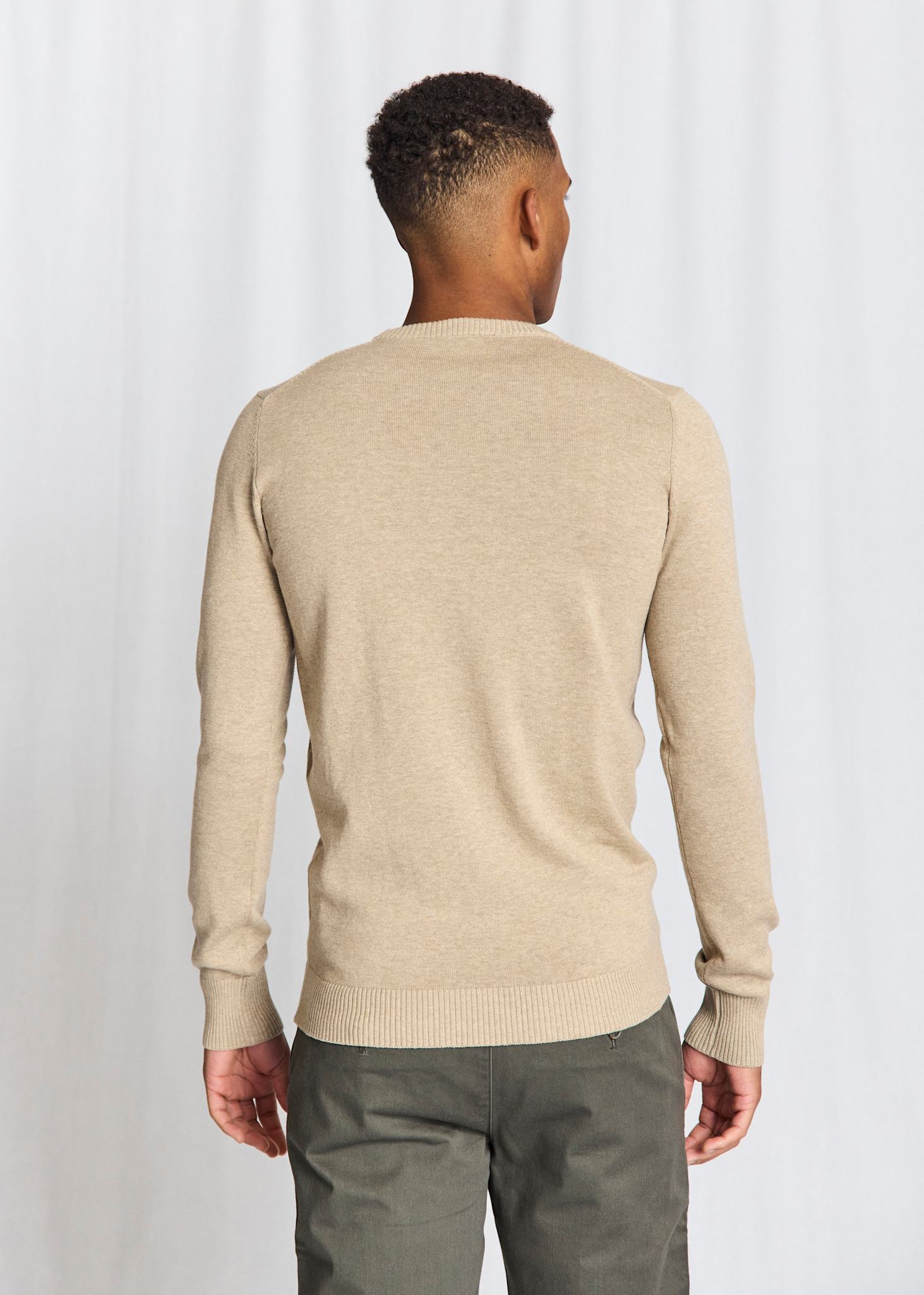 BS Jupiter Regular Fit Stickat - Light Brown
