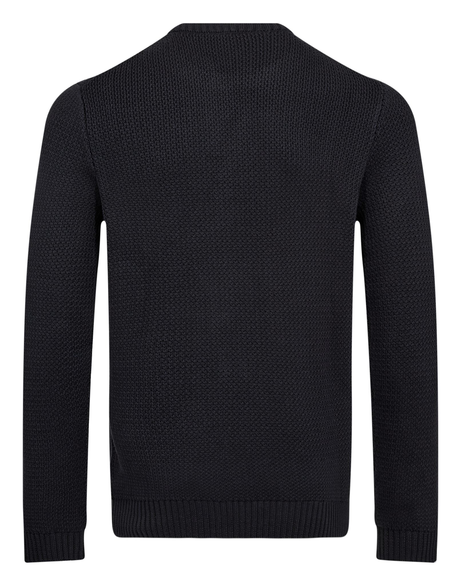 BS Raffaele Regular Fit Stickat - Navy