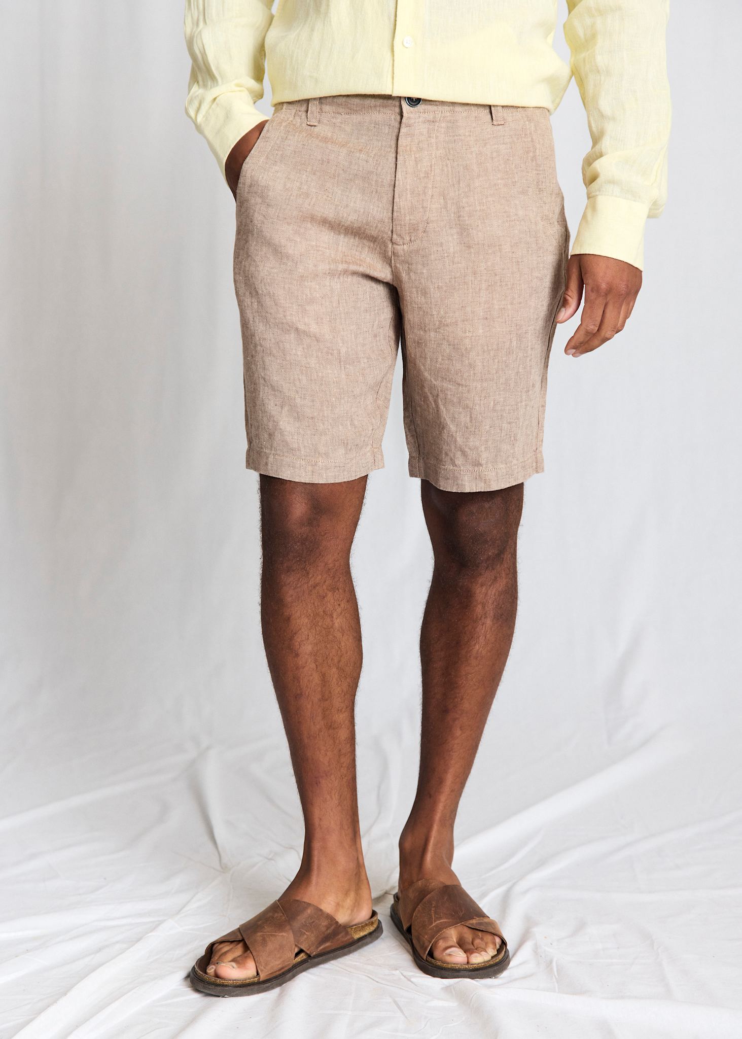 BS Paolos Regular Fit Shorts – Brun