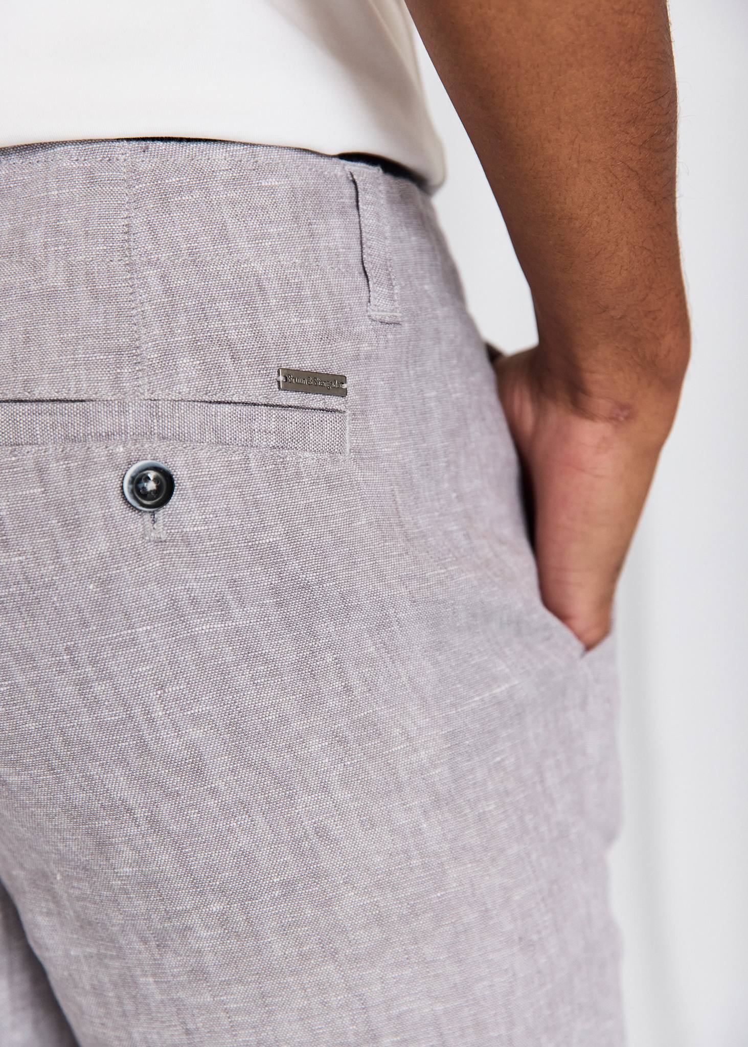 BS Paolos Regular Fit Shorts - Ljusgrå