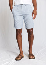 BS Darion Regular Fit Shorts  - Navy/White