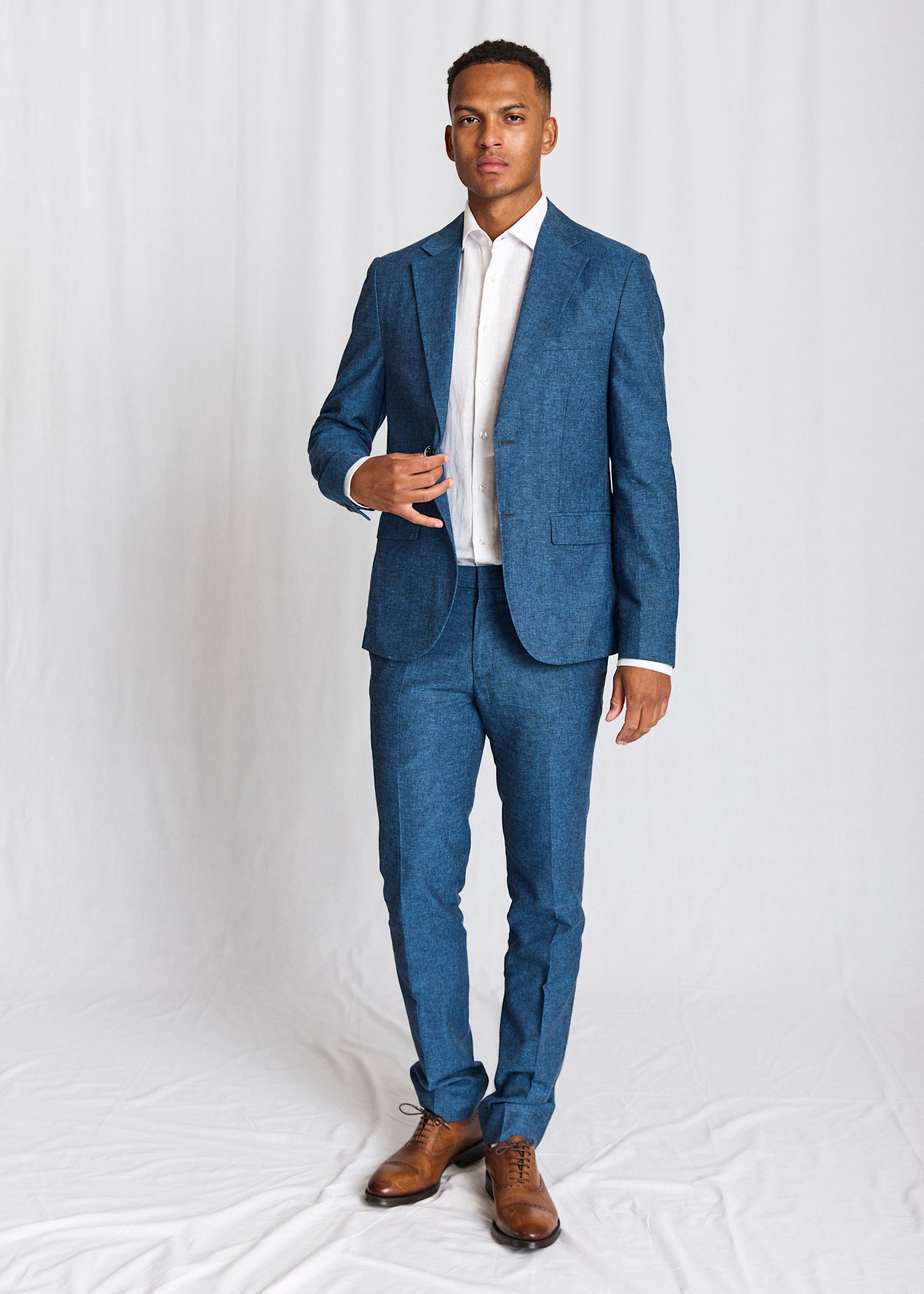BS Sasso Classic Fit Blazer - Blå