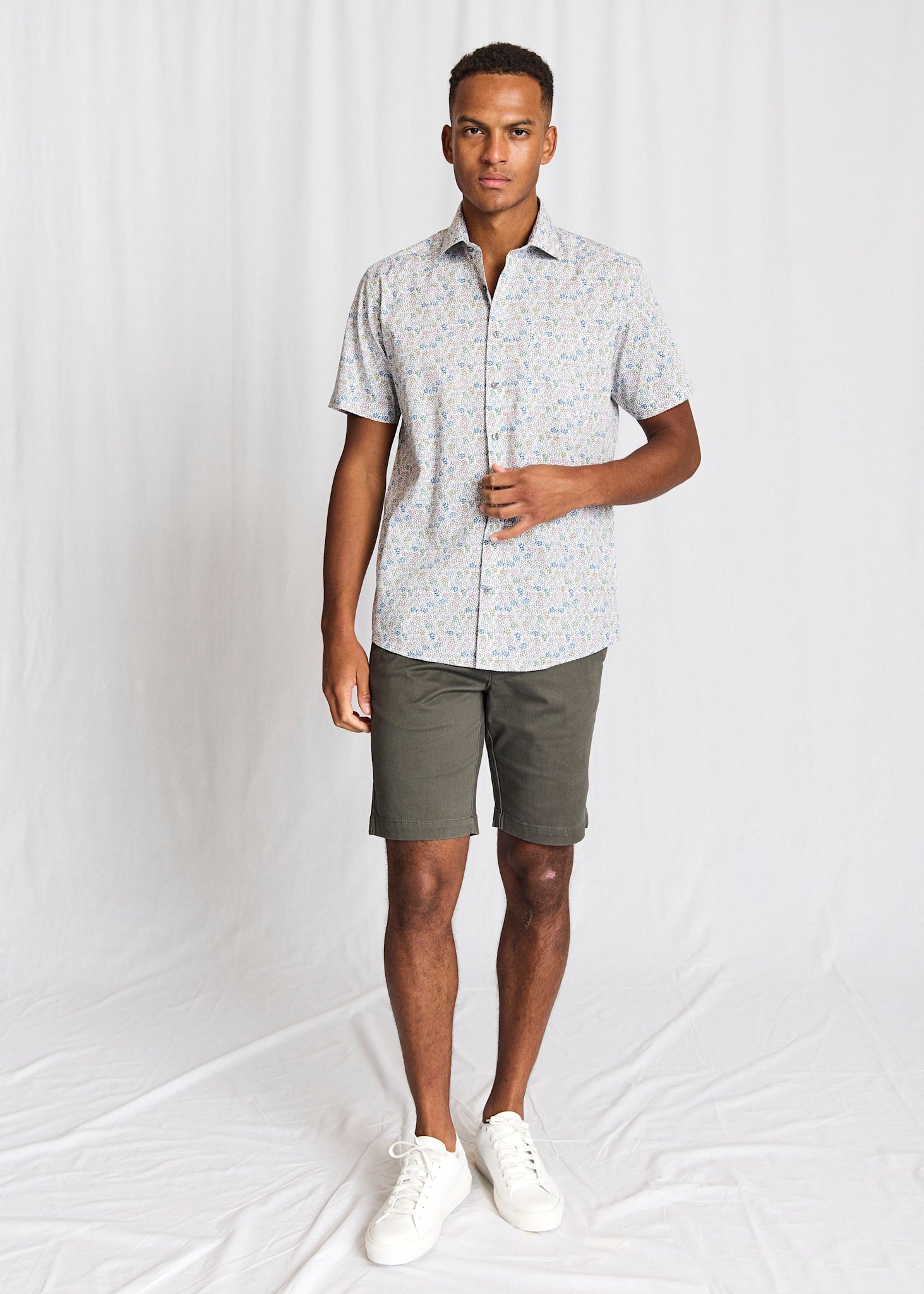 BS Luka Modern Fit Skjorta - White