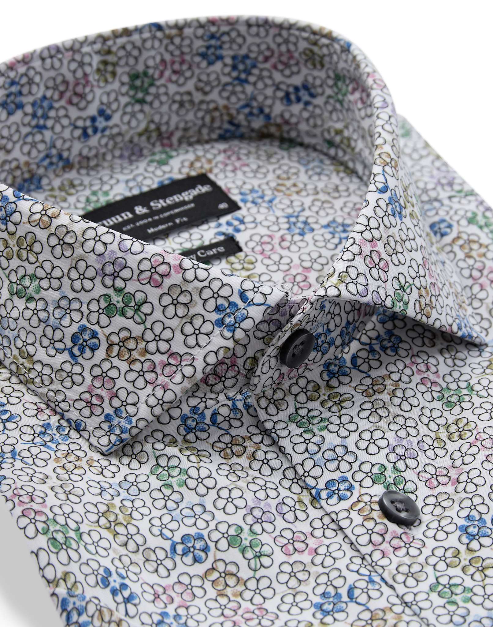 BS Luka Modern Fit Skjorta - White