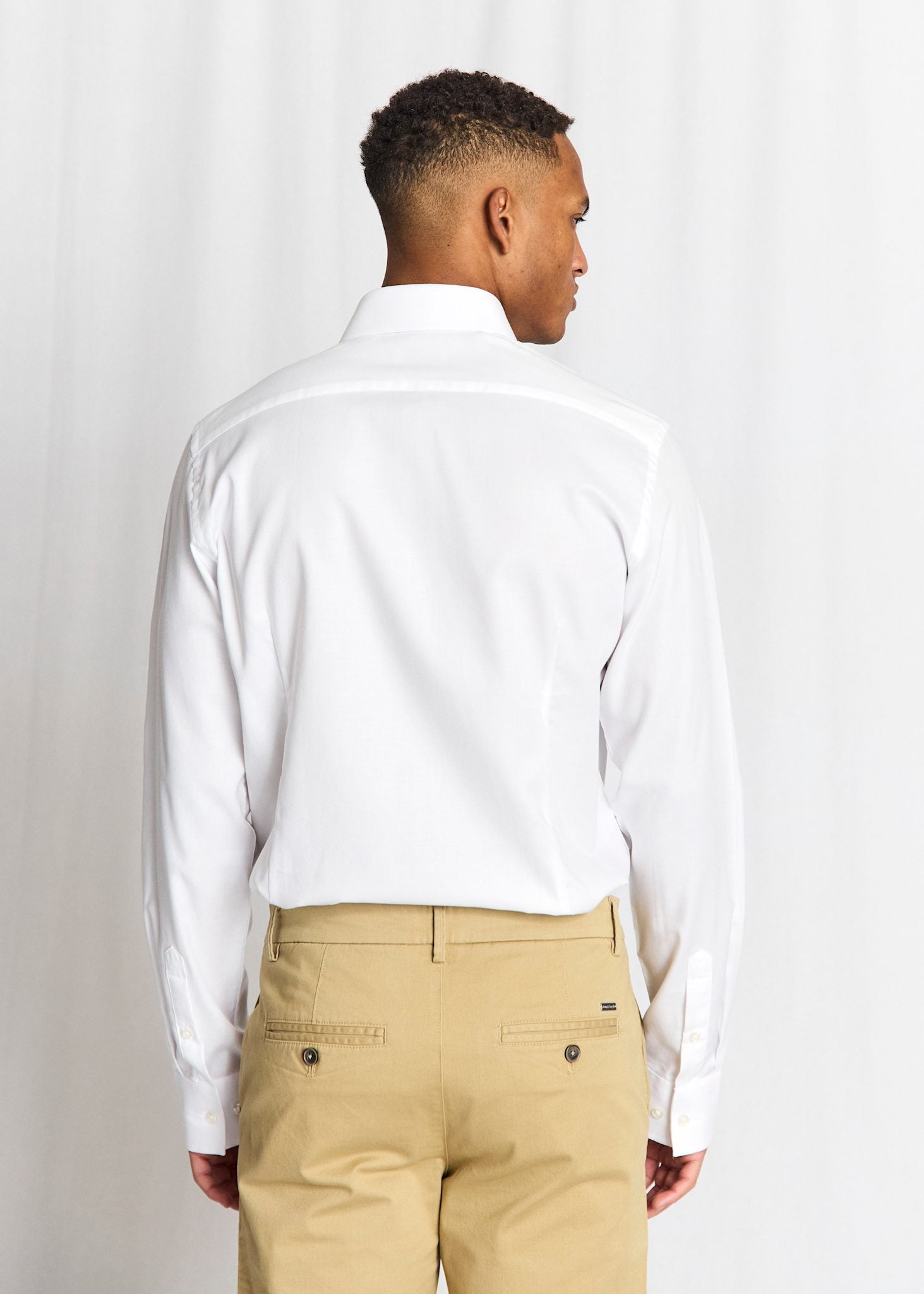 BS Buric Slim Fit Skjorta - White