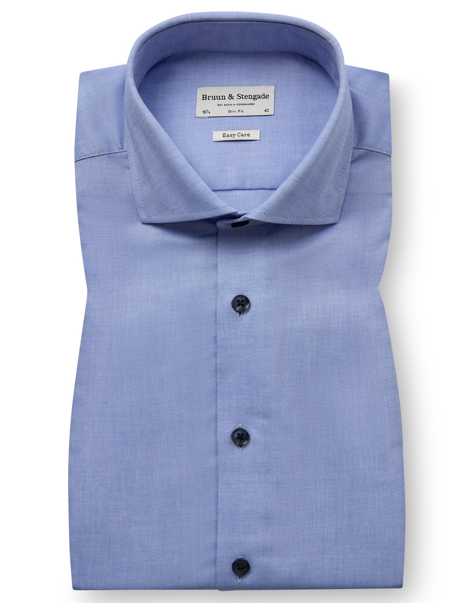 BS Hendrik Slim Fit Skjorta - Blue