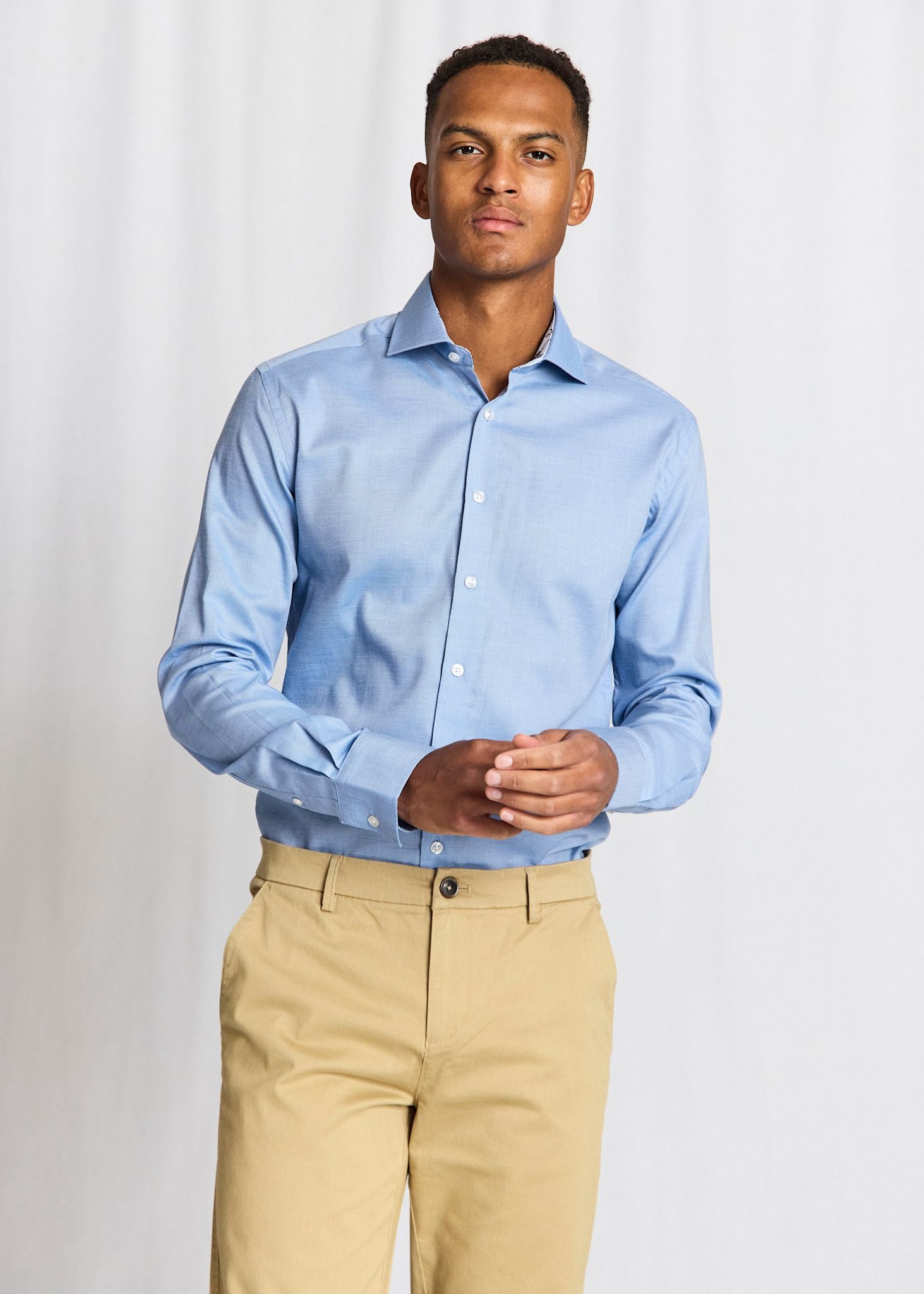 BS Duarte Slim Fit Skjorta - Blue