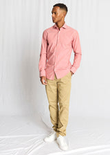BS Reinkind Slim Fit Skjorta - Dusty Clay