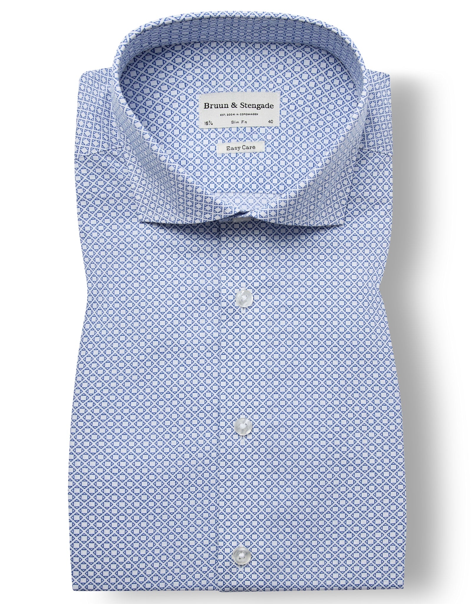 BS Marsenic Slim Fit Skjorta - Blue