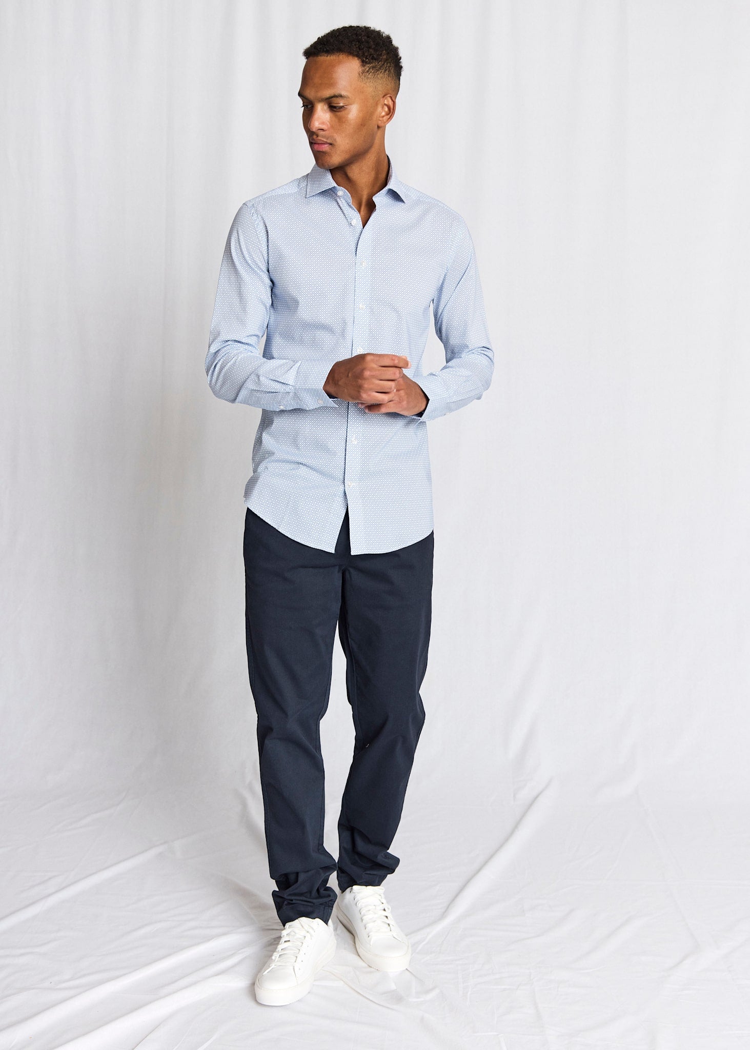 BS Marsenic Slim Fit Skjorta - Blue